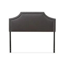 Dark Scalloped Corner Queen Headboard-Kirkland's Home Clearance