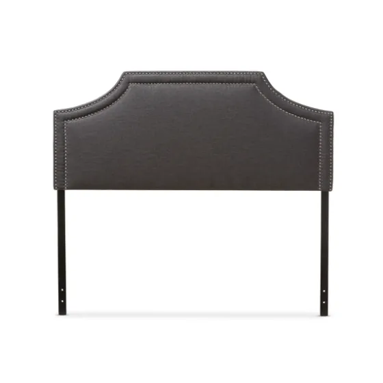 Dark Scalloped Corner Queen Headboard-Kirkland's Home Clearance