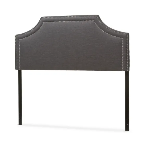 Dark Scalloped Corner Queen Headboard-Kirkland's Home Clearance