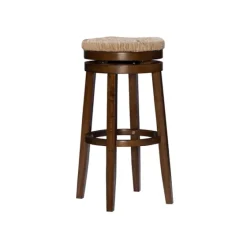Dark Seagrass Swivel Bar Stool-Kirkland's Home Sale