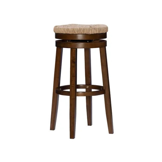 Dark Seagrass Swivel Bar Stool-Kirkland's Home Sale