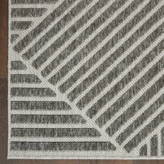 Dark Square Diamond Outdoor Area Rug, 5X7-Kirkland's Home Best Sale