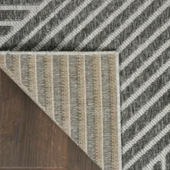 Dark Square Diamond Outdoor Area Rug, 5X7-Kirkland's Home Best Sale