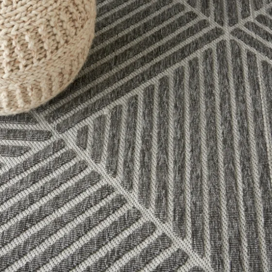 Dark Square Diamond Outdoor Area Rug, 5X7-Kirkland's Home Best Sale