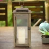 Dark Stain Distressed Lantern-Kirkland's Home Hot