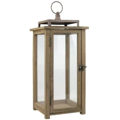 Dark Stain Distressed Lantern-Kirkland's Home Hot