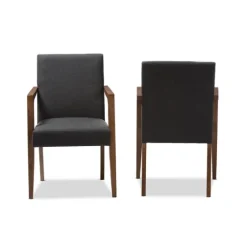Dark Upholstered Wooden Accent Chair-Kirkland's Home Best Sale