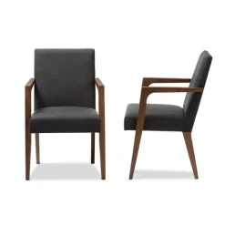 Dark Upholstered Wooden Accent Chair-Kirkland's Home Best Sale