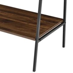 Dark Walnut Industrial Ladder Shelf-Kirkland's Home Clearance