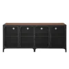 Dark Walnut Industrial Sideboard Cabinet-Kirkland's Home Cheap