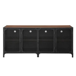 Dark Walnut Industrial Sideboard Cabinet-Kirkland's Home Cheap
