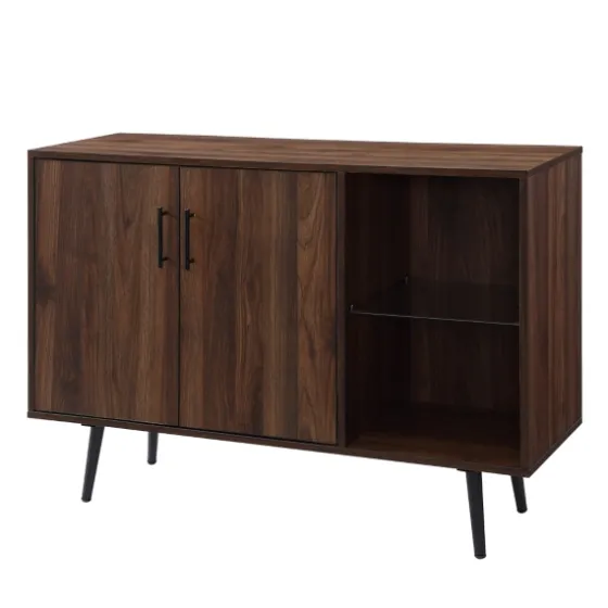 Dark Walnut Mid-Century Console Table-Kirkland's Home Best Sale