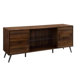 Dark Walnut Mid-Century 2-Door Media Cabinet-Kirkland's Home Sale