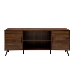Dark Walnut Mid-Century 2-Door Media Cabinet-Kirkland's Home Sale