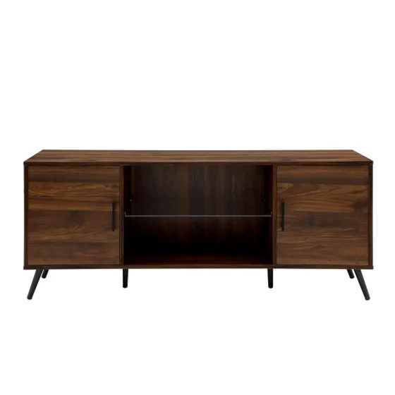 Dark Walnut Mid-Century 2-Door Media Cabinet-Kirkland's Home Sale