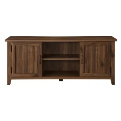 Dark Walnut Modern Farmhouse Tv Stand-Kirkland's Home Sale
