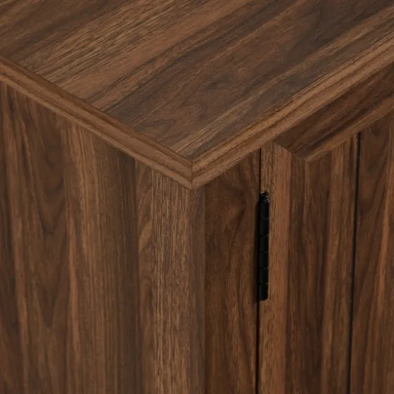 Dark Walnut Modern Farmhouse Tv Stand-Kirkland's Home Sale