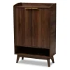 Dark Walnut 5-Shelf Wooden Shoe Cabinet-Kirkland's Home Best