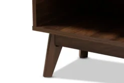 Dark Walnut 5-Shelf Wooden Shoe Cabinet-Kirkland's Home Best