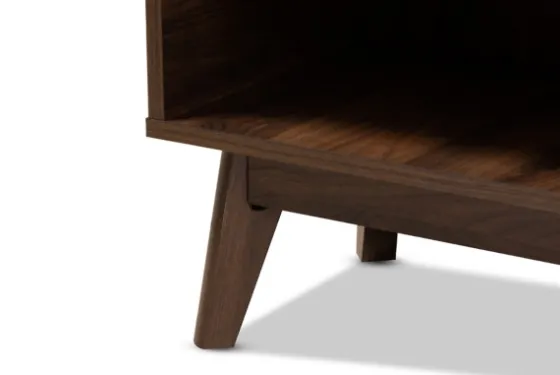 Dark Walnut 5-Shelf Wooden Shoe Cabinet-Kirkland's Home Best