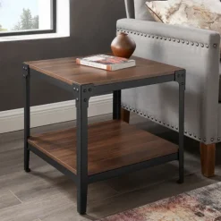 Dark Walnut 2-Tier Accent Tables, Set Of 2-Kirkland's Home New