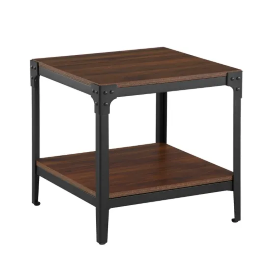 Dark Walnut 2-Tier Accent Tables, Set Of 2-Kirkland's Home New
