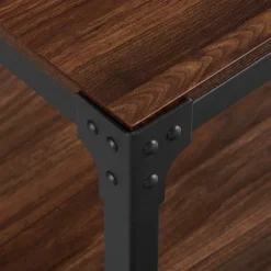 Dark Walnut 2-Tier Accent Tables, Set Of 2-Kirkland's Home New