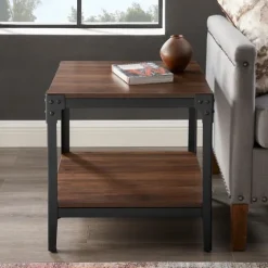 Dark Walnut 2-Tier Accent Tables, Set Of 2-Kirkland's Home New
