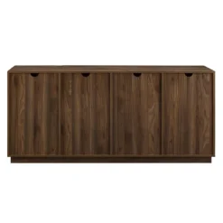 Dark Walnut Wood And Black Metal Sideboard-Kirkland's Home Store