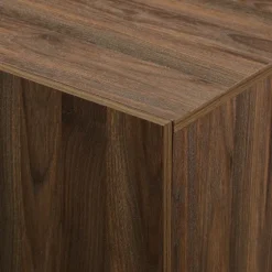 Dark Walnut Wood And Black Metal Sideboard-Kirkland's Home Store