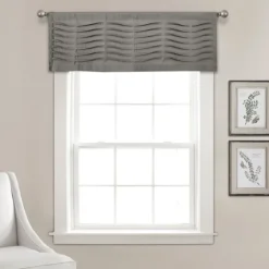 Dark Wave Pattern Valance-Kirkland's Home Cheap