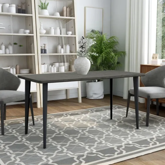 Dark Wood And Metal Dining Table-Kirkland's Home Best