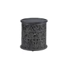 Dark Wood Carved Detail Accent Table-Kirkland's Home Shop