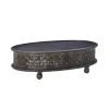 Dark Wood Carved Medallion Coffee Table-Kirkland's Home Best Sale