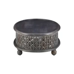 Dark Wood Carved Medallion Coffee Table-Kirkland's Home Best Sale