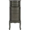 Dark Wood Flip Top Armoire-Kirkland's Home Outlet