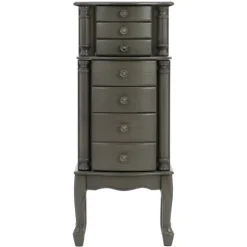 Dark Wood Flip Top Armoire-Kirkland's Home Outlet