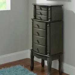 Dark Wood Flip Top Armoire-Kirkland's Home Outlet