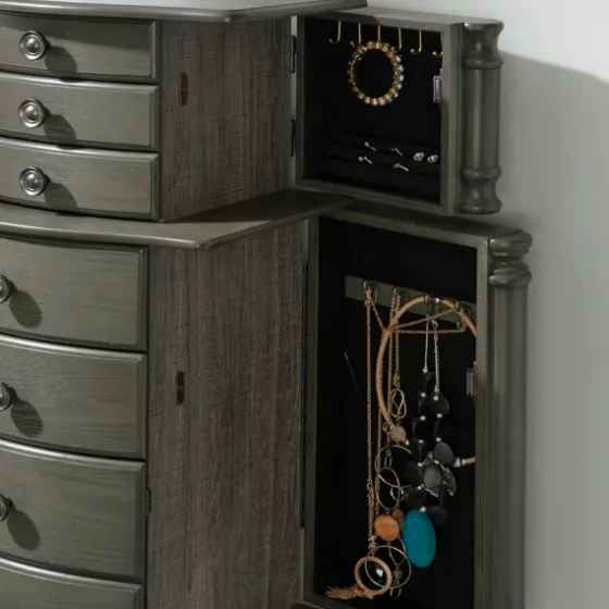 Dark Wood Flip Top Armoire-Kirkland's Home Outlet