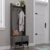 Dark Wood Grain Hall Tree With Bench-Kirkland's Home Best