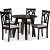 Dark Wooden Splayed Base 5-Pc. Dining Set-Kirkland's Home Clearance