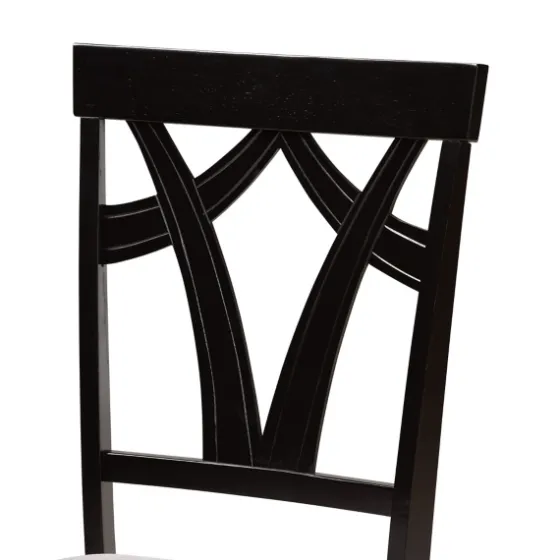 Dark Wooden Splayed Base 5-Pc. Dining Set-Kirkland's Home Clearance