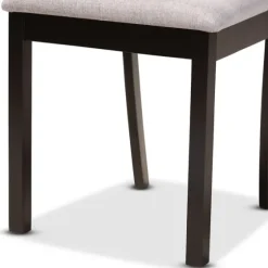 Dark Wooden Splayed Base 5-Pc. Dining Set-Kirkland's Home Clearance