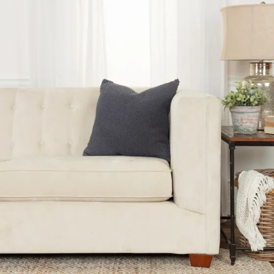 Dark Woven Nubby Pillow-Kirkland's Home Store