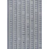 Davon Blue Geometric Striped Outdoor Rug, 5X8-Kirkland's Home Hot