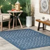 Davon Blue Moroccan Trellis Outdoor Rug, 8X10-Kirkland's Home Cheap