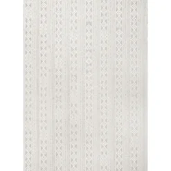 Davon Gray Geometric Striped Outdoor Rug, 8X10-Kirkland's Home Outlet