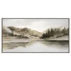 Day At The Lake Framed Canvas Art Print-Kirkland's Home Best