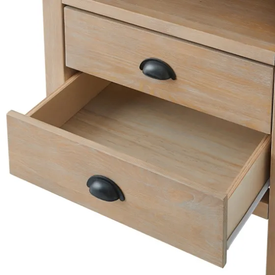 Dean Double Driftwood Pine 5-Pc. King Bedroom Set-Kirkland's Home Discount