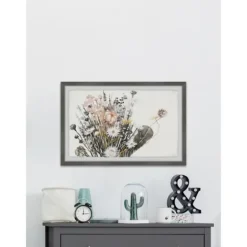 Deckled Flowering Bundle Framed Art Print-Kirkland's Home Shop